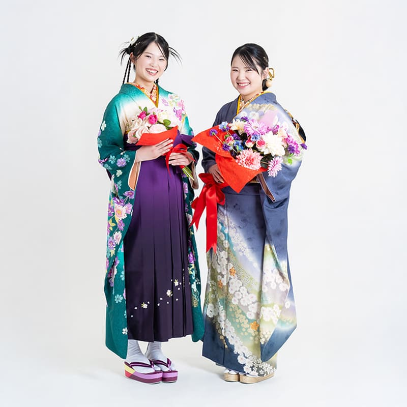 卒業式の袴と振袖